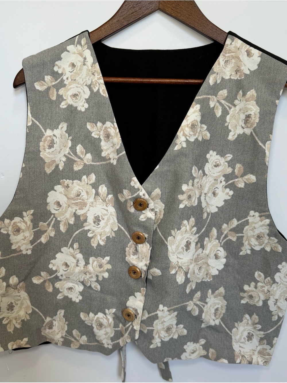 Amazing Homemade floral vest.
